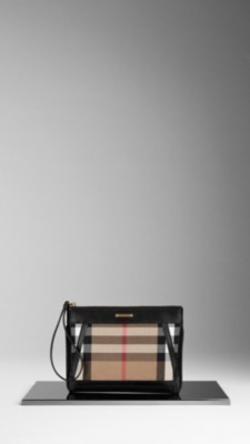 Bridle House Check Wristlet