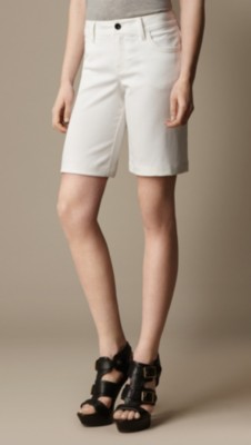 Pantalones cortos de algodón elástico