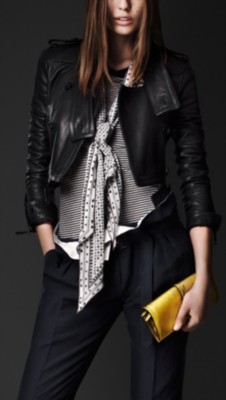 Disconnected Collar Cropped Jacket