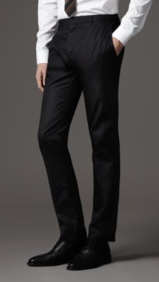 Modern Fit Parachute Cotton Trousers