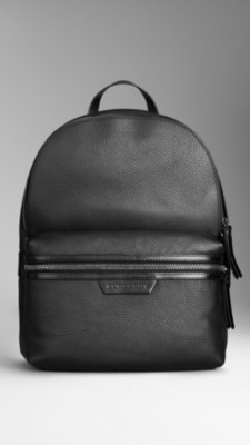Grainy Leather Backpack