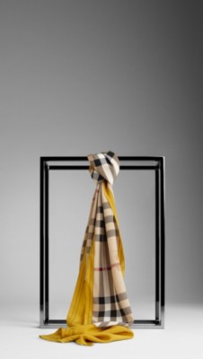 Haymarket Check Silk Scarf