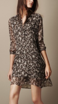 Belt Detail Silk Shirt Dress