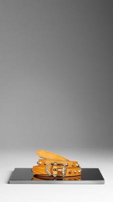 Studded London Leather Belt