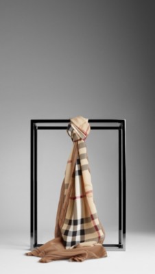 Haymarket Check Silk Scarf