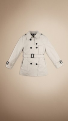 Short Double Breasted Trench Coat