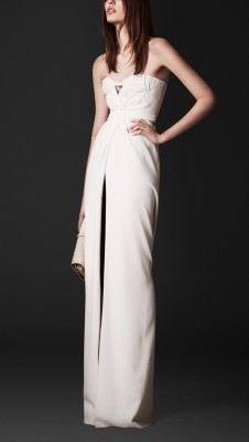 Floor-Length Bustier Dress
