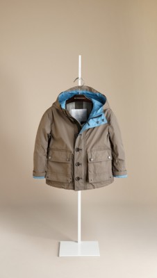 Contrast Hooded Jacket