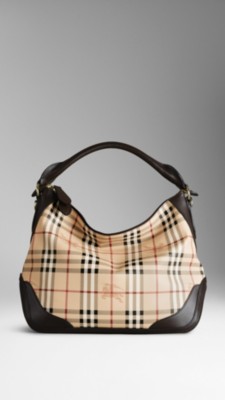 Small Haymarket Check Hobo Bag
