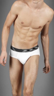 Check Waistband Briefs