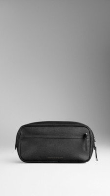 London Leather Washbag
