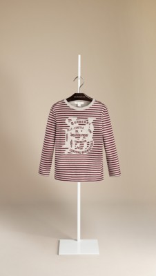Striped Heritage Graphic T-Shirt