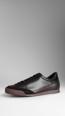 Leather Heritage Graphic Trainers