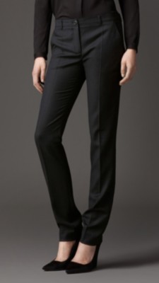 Tailored Virgin Wool Trousers