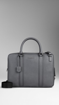 London Leather Crossbody Briefcase