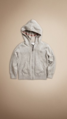 Cashmere Cotton Hooded Top
