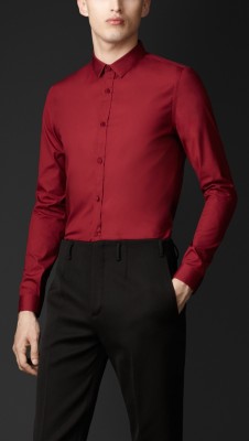 Skinny Fit Cotton Shirt