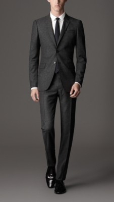 Modern Fit Wool Silk Suit