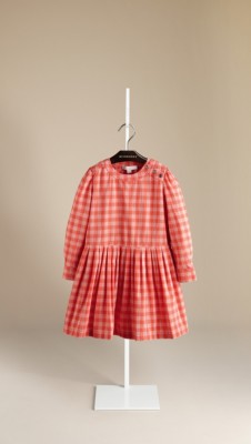 Cotton Gingham Dress