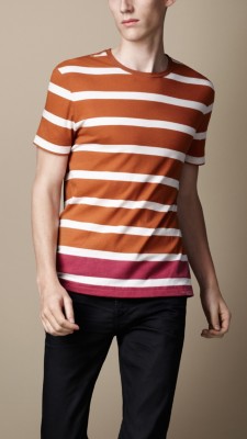 Contrast Stripe T-Shirt