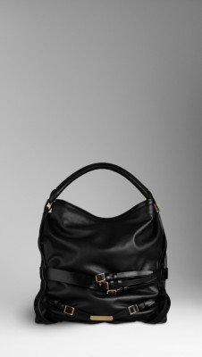 Medium Bridle Leather Hobo Bag