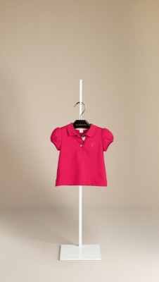 Puff Sleeve Polo Shirt