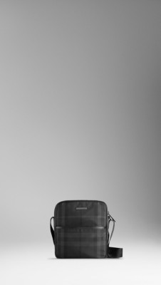 Small Beat Check Crossbody Bag