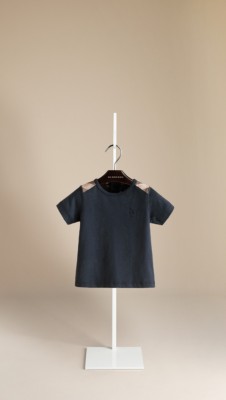 Check Detail T-Shirt