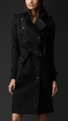 Double Cotton Trench Coat