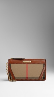 Bridle House Check Coin Case