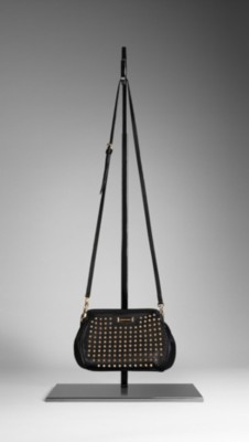 Studded Leather Crossbody Bag