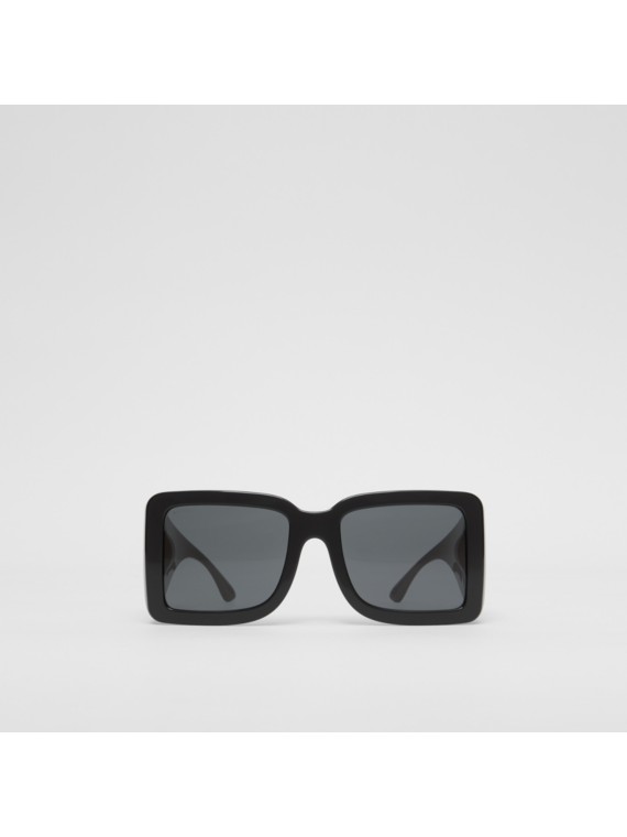 burberry men's square frame sunglasses
