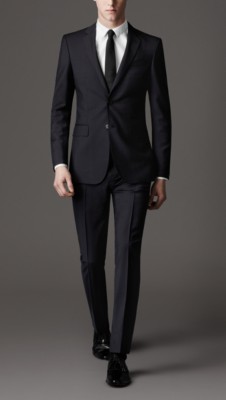 Modern Fit Wool Mohair Suit