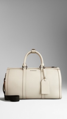 Medium London Leather Holdall