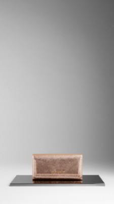 Metallic London Leather Continental Wallet