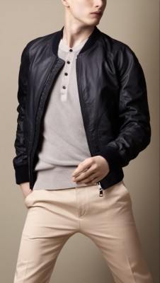 Rubberised Leather Blouson