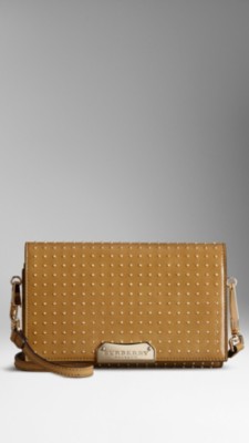 Studded Leather Crossbody Bag