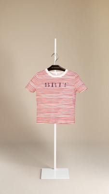 Striped Cotton Jersey T-Shirt