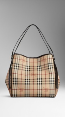 Medium Haymarket Check Tote Bag
