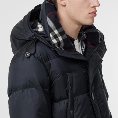 burberry hooded puffer coat