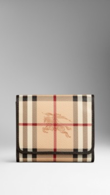 Haymarket Check Folding Wallet