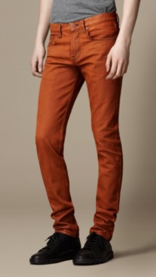 Shoreditch Coated Colour Skinny Fit Jeans