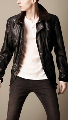 Waxed Cotton Belted Jacket