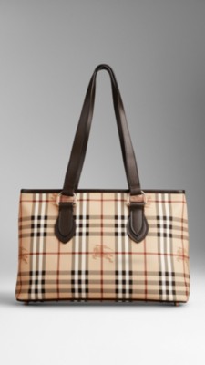 Medium Haymarket Check Tote Bag