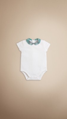 Check Collar Bodysuit