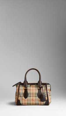 Medium Haymarket Check Tote Bag
