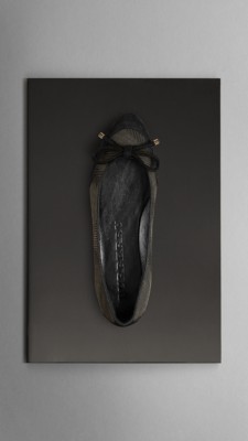 Check Jacquard Ballerinas