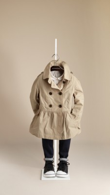 Skirted Trench Coat