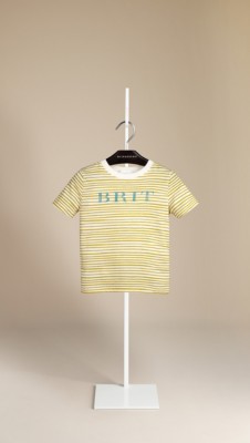 Striped Cotton Jersey T-Shirt