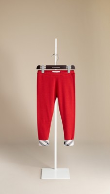 Ribbed Cotton Leggings